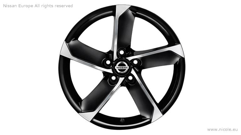 18" Alloy Wheel Himalaya - Metallic Black- Diamond Cut
