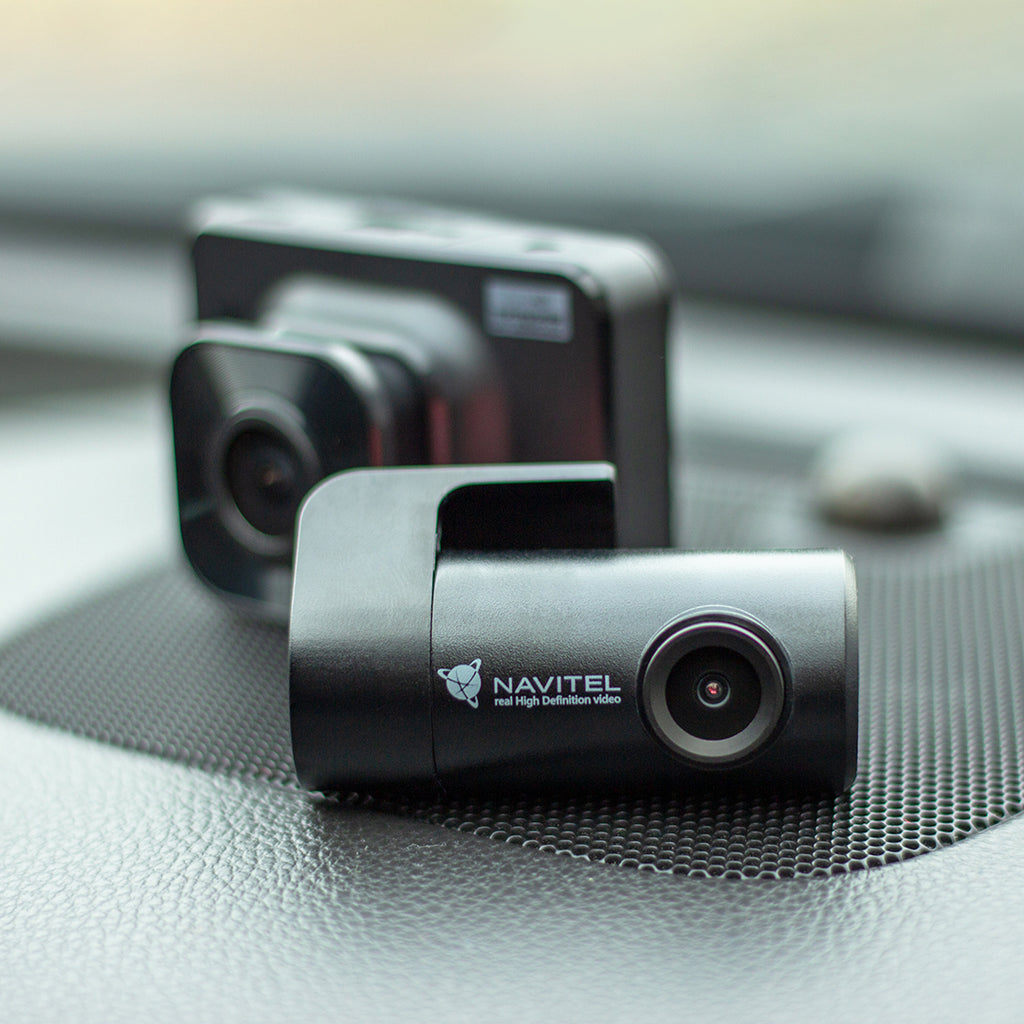 Navitel Dual Dash Cam with Install Kit and  32GB SD Card