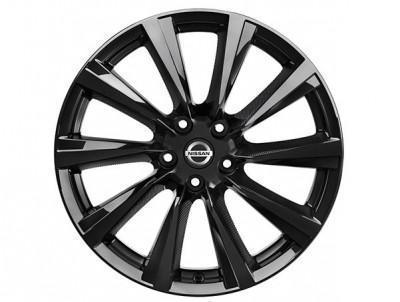 19" black alloy wheel