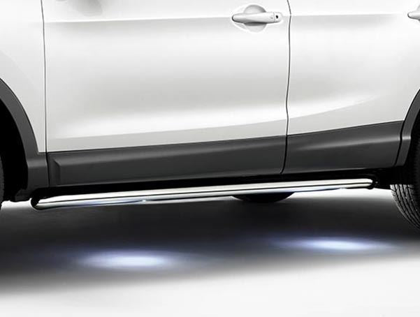 Side Styling Bars Stainless Steel with Illumination